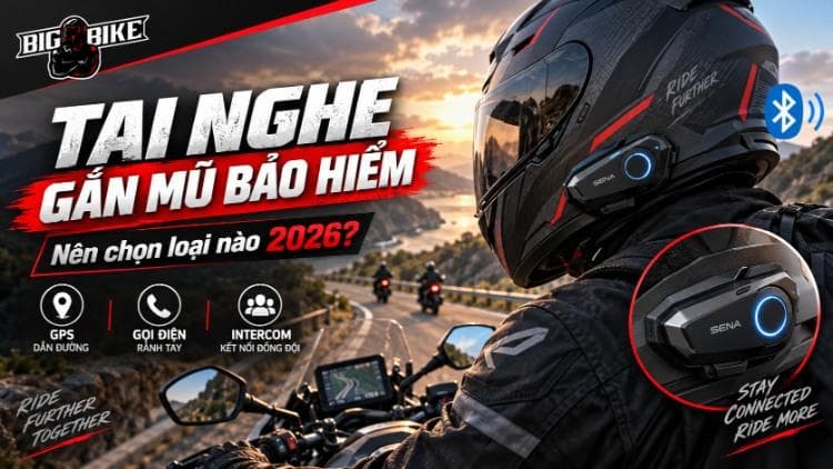 Tai nghe gắn mũ bảo hiểm - Cách chọn phù hợp khi đi phố và đi tour