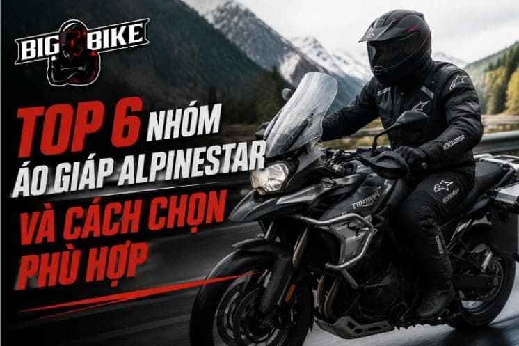 Áo giáp Alpinestar: 6 loại phổ biến và cách chọn chuẩn