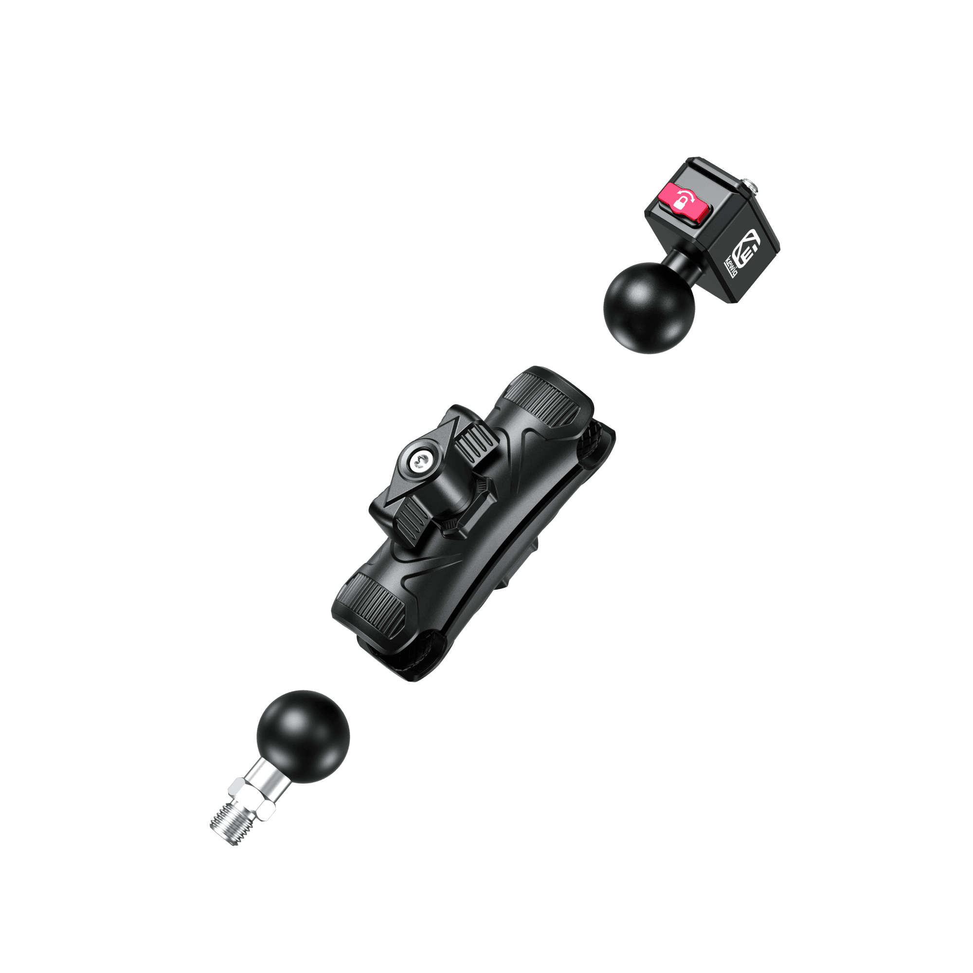 Đầu chuyển khớp bi 1 inch ra ren 10 mm Kewig R8A