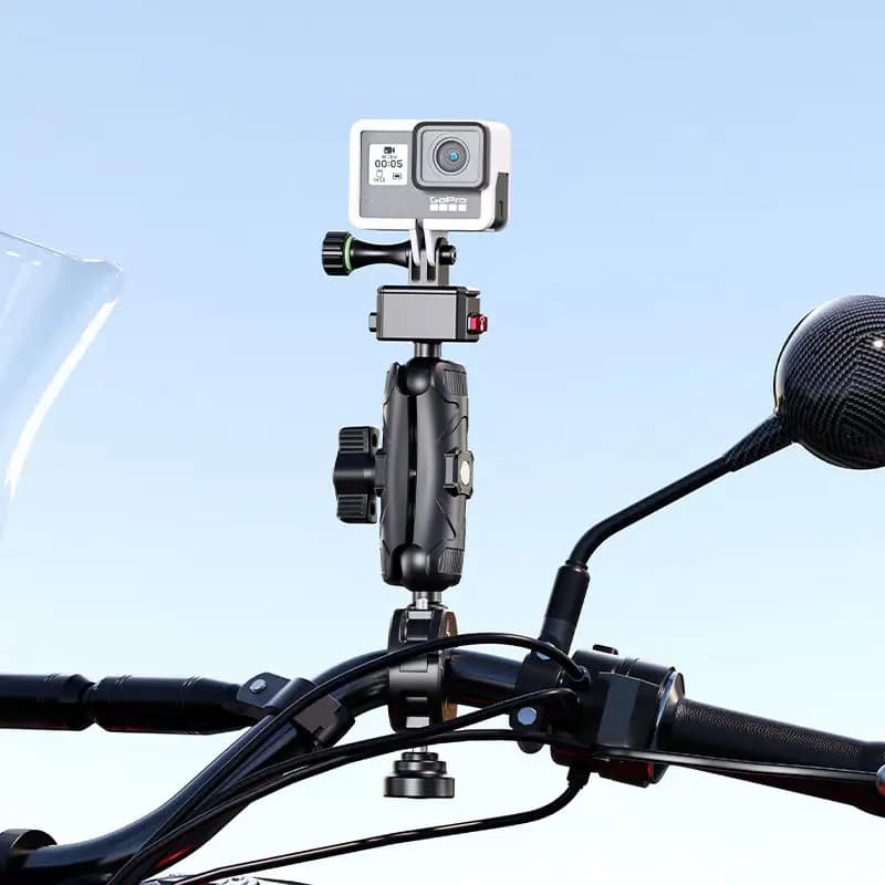 Kewig R22B-C13 GoPro handlebar clamp mount set