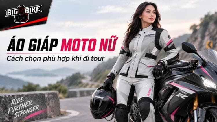 Áo Giáp Moto Nữ - Cách Chọn Phù Hợp Khi Đi Phố Và Đi Tour