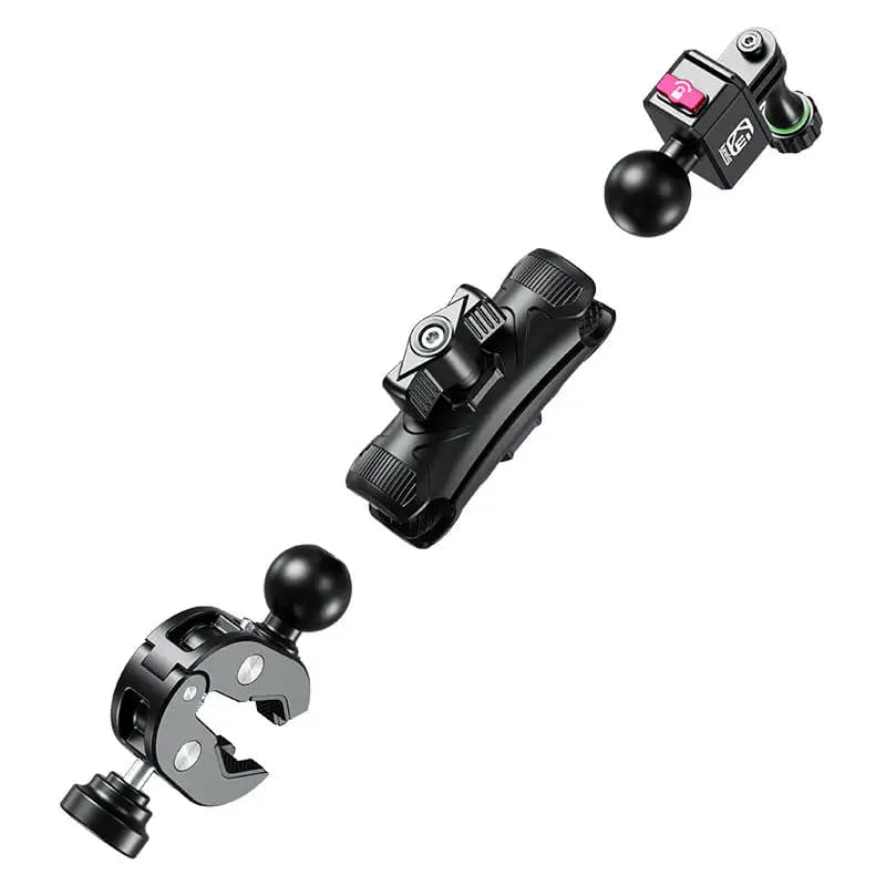 Kewig R22B-C13 GoPro handlebar clamp mount set