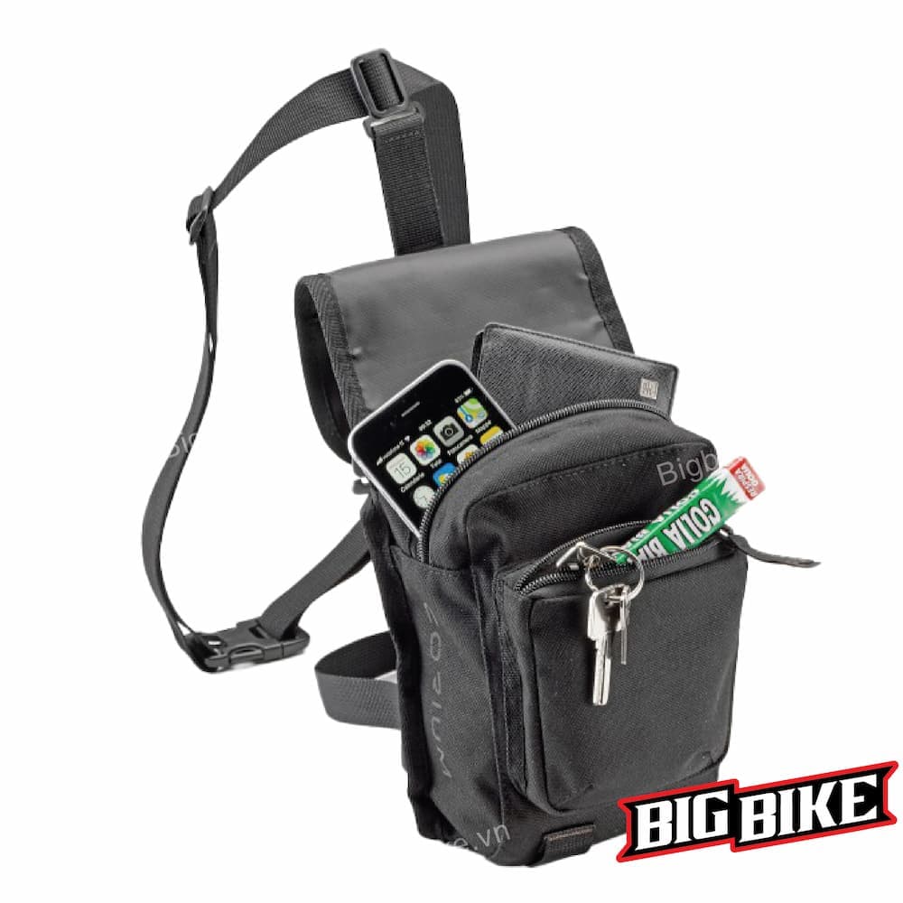 Givi CRM104 style retro motorcycle leg bag