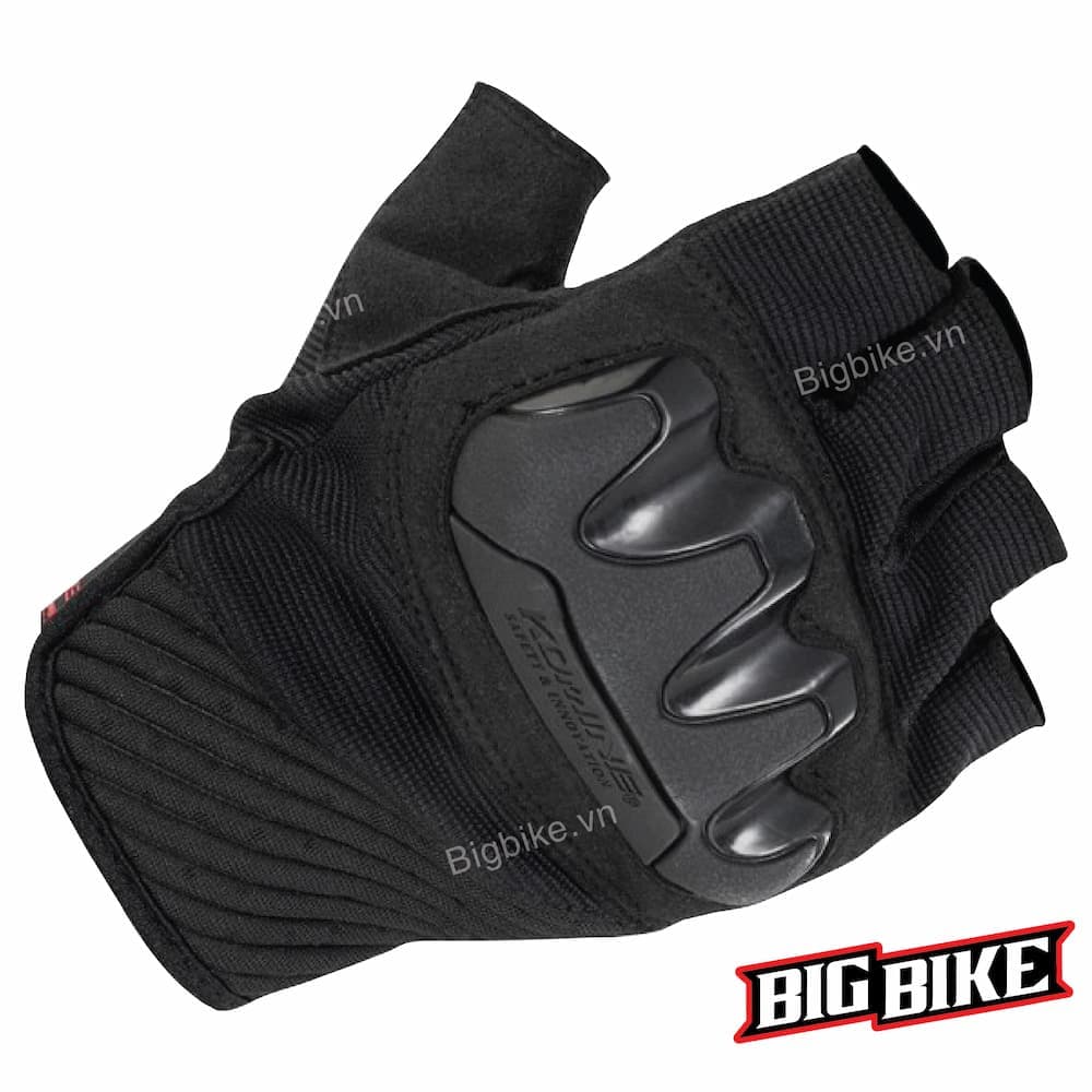 KOMINE Găng Tay Mô Tô Xe Máy Phượt Phượt Bảo Hộ CỤT NGÓN GK 242 Cao Cấp