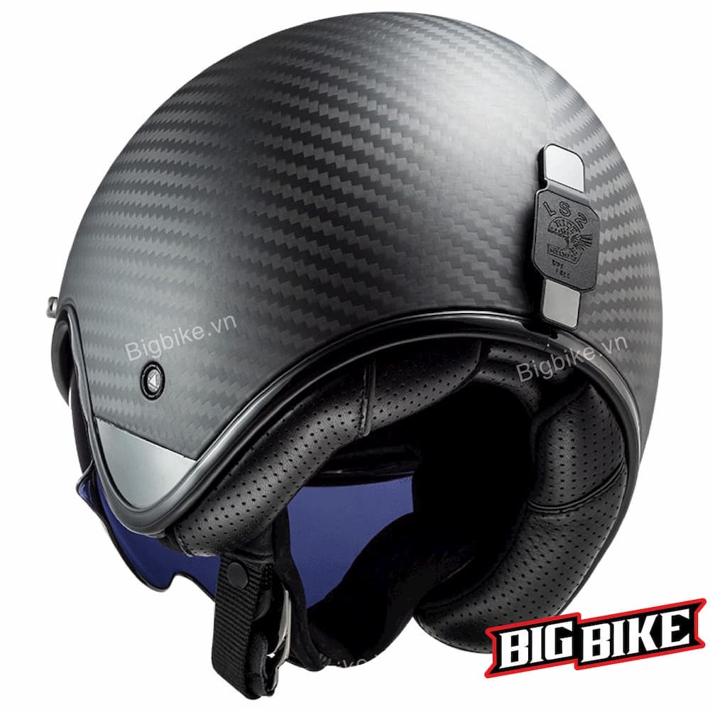 Mu bao hiem LS2 Bob carbon OF601 02 1