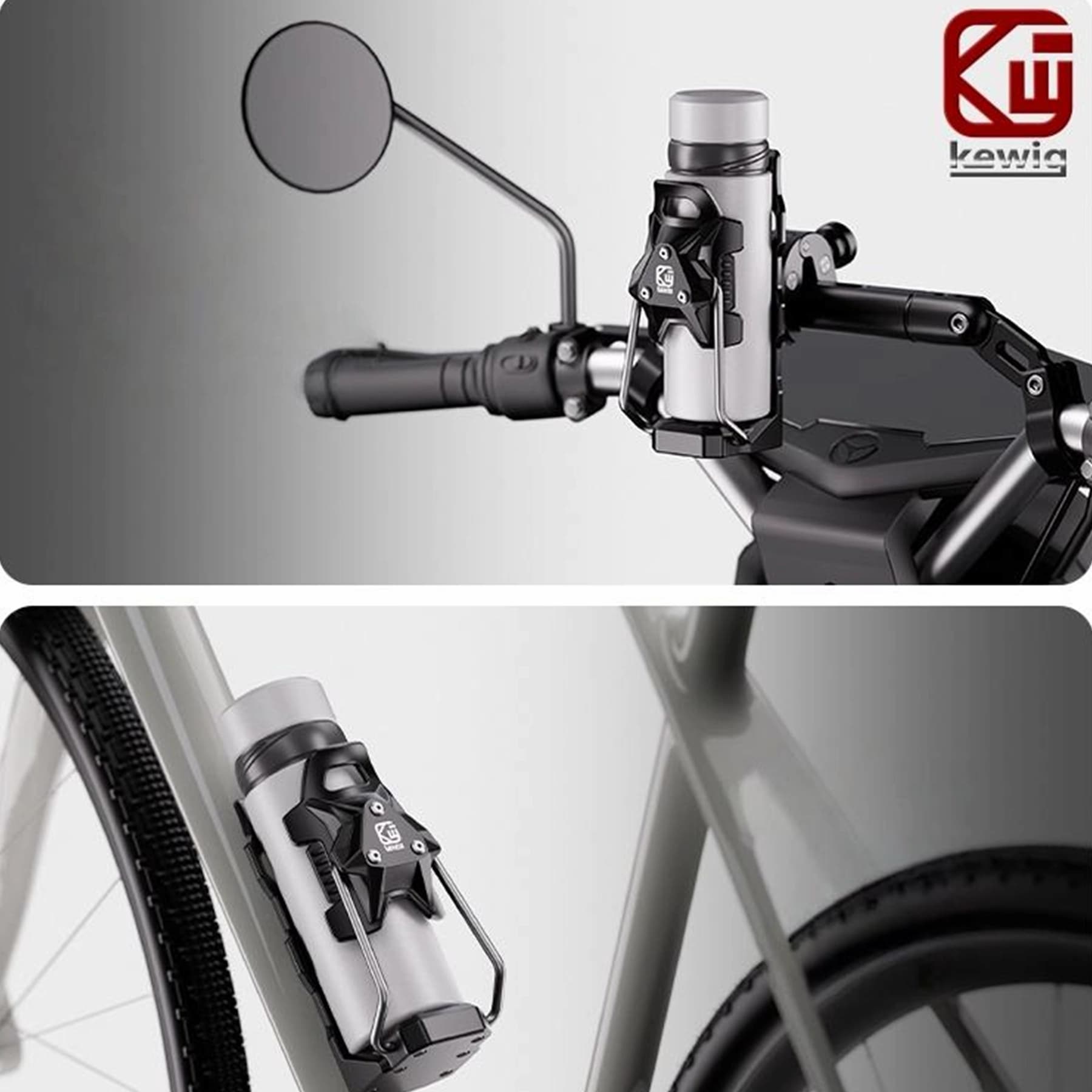 Giá giữ bình nước gắn xe máy Kewig SHJ-6