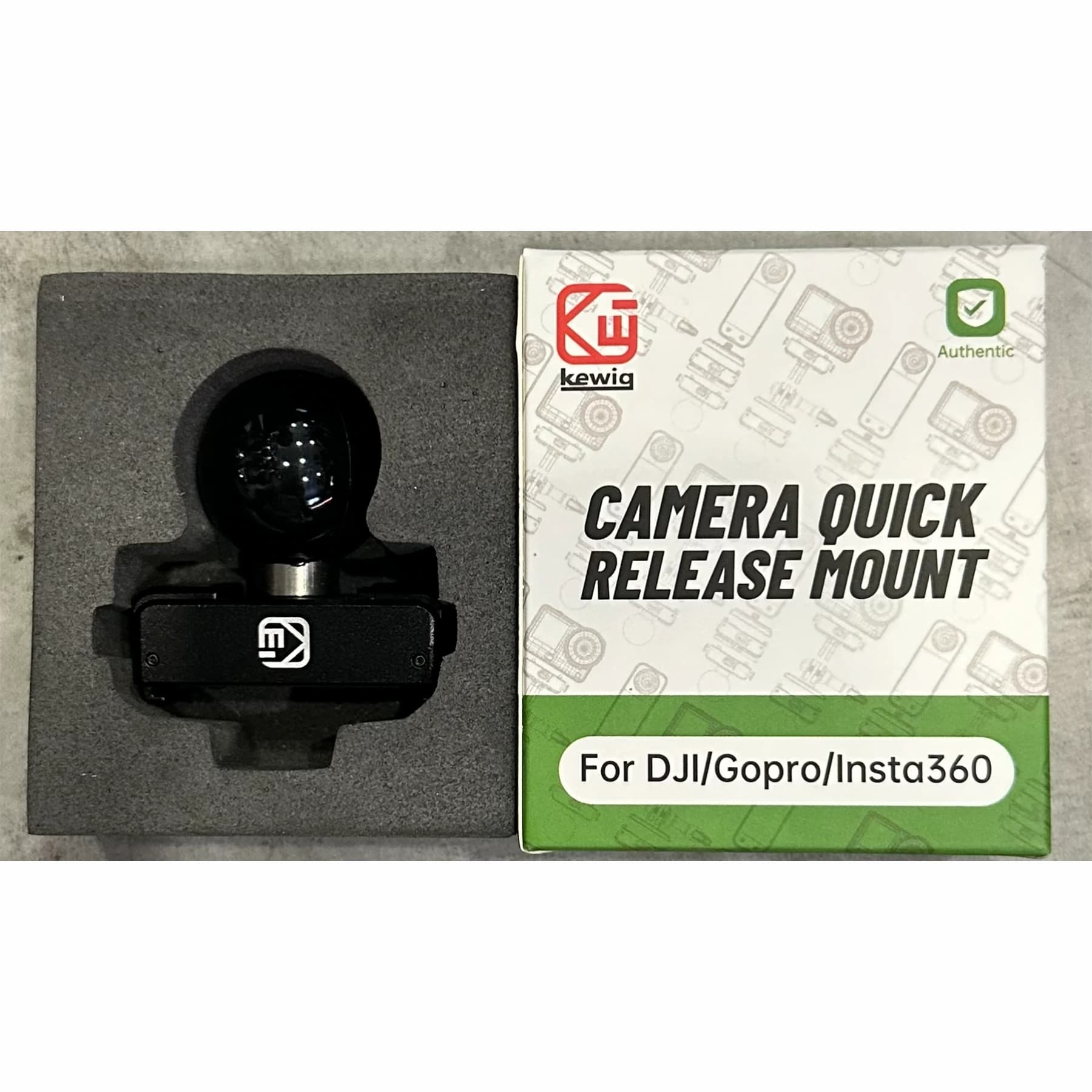Ngàm nam châm khớp bi 1 inch cho DJI Osmo Action 6 Kewig X4-B6