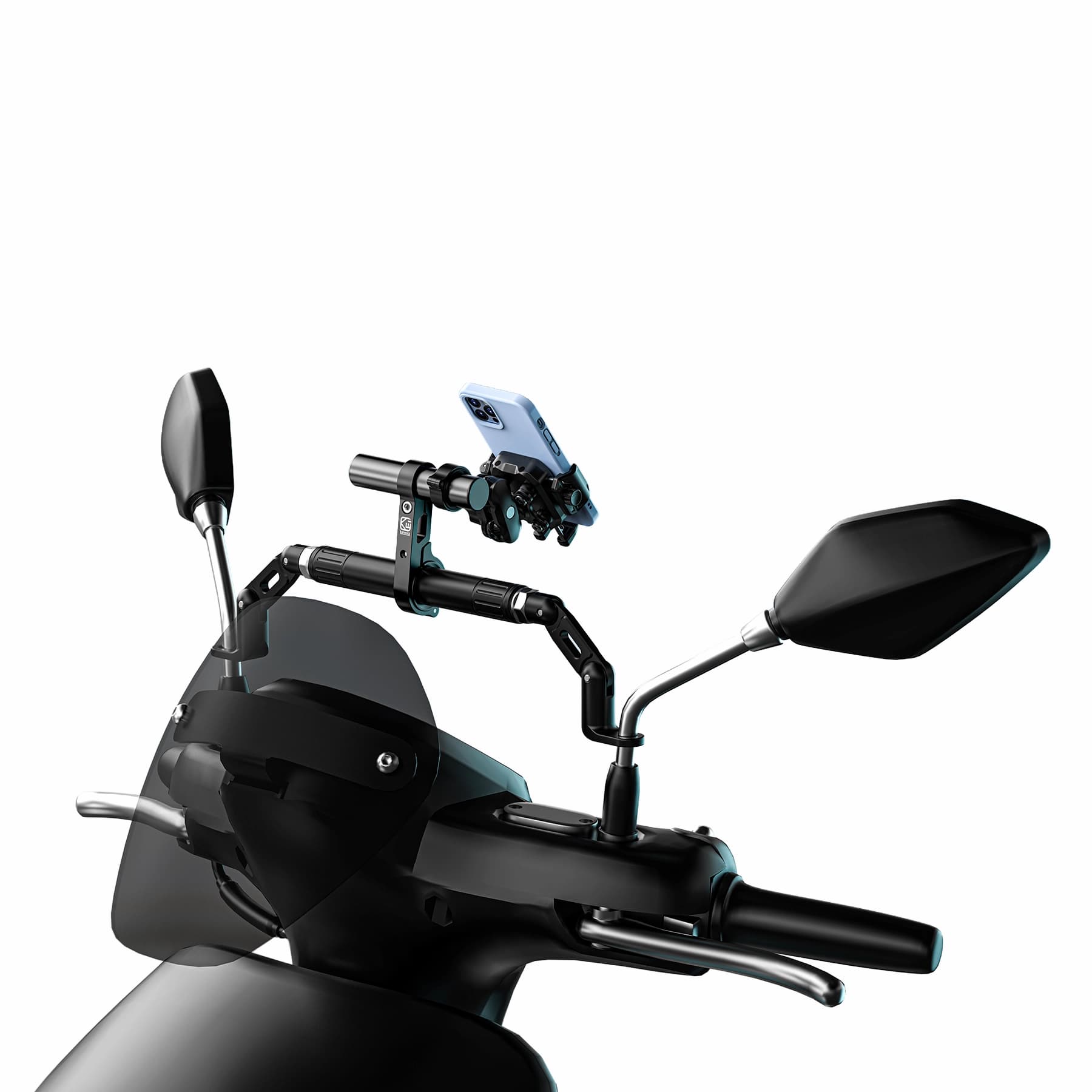 Thanh nhôm 11 cm mở rộng ghi đông Kewig H4S