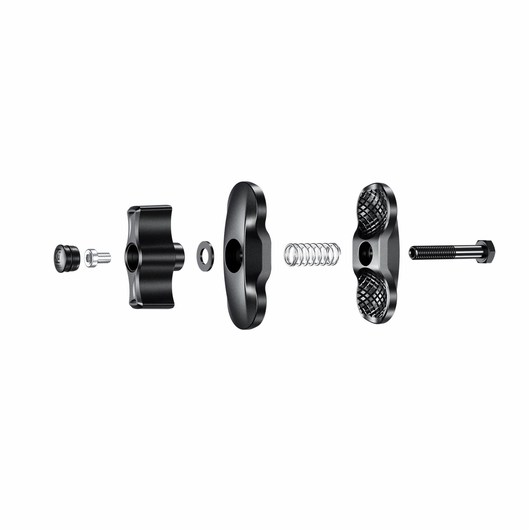 Tay nối hai đầu bi 1 Inch Kewig J1S 6cm/J2S 9cm