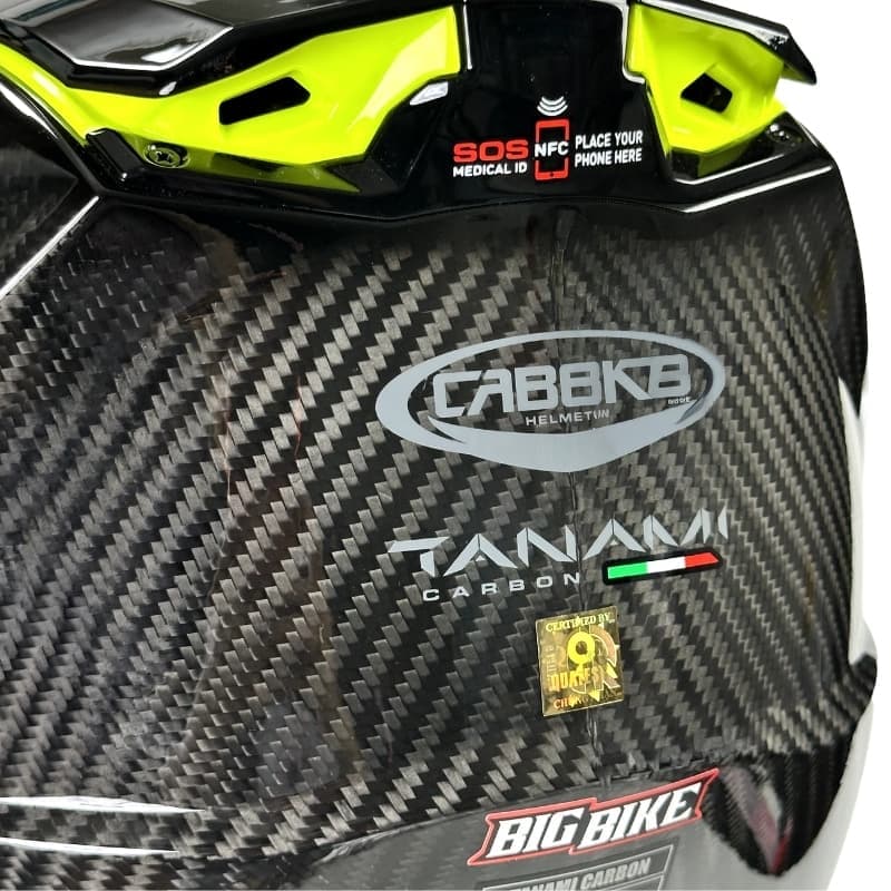 Mũ bảo hiểm dual sport Caberg Tanami Carbon