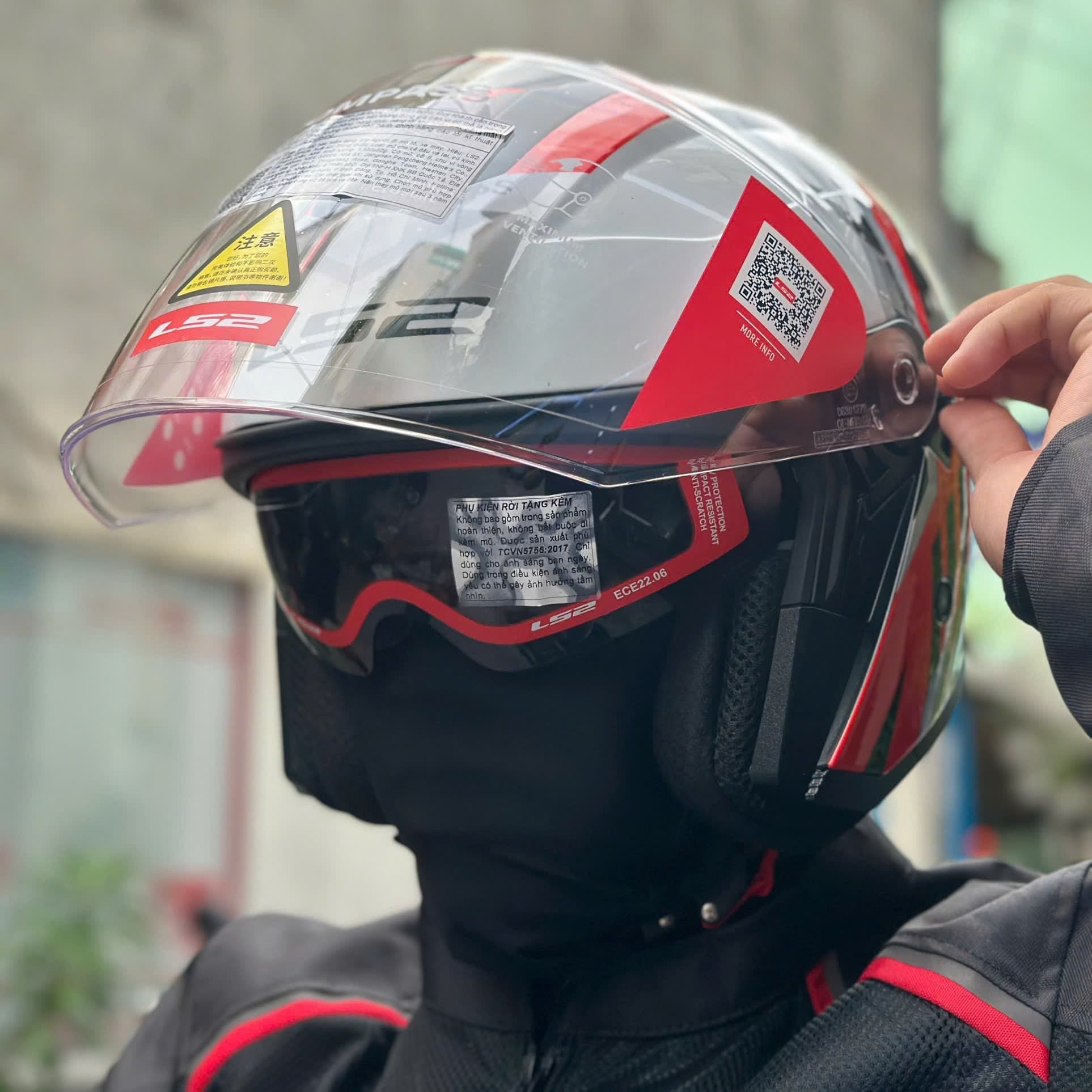 Mũ bảo hiểm 3/4 LS2 OF626