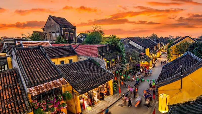 Phố cổ tại Hội An