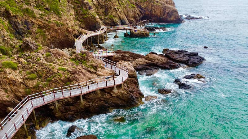 Khung đường tuyệt đẹp tại Kỳ Co - Eo Gió, Quy Nhơn