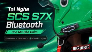 Tai Nghe Bluetooth Mũ Bảo Hiểm Fullface SCS S7X Chính Hãng