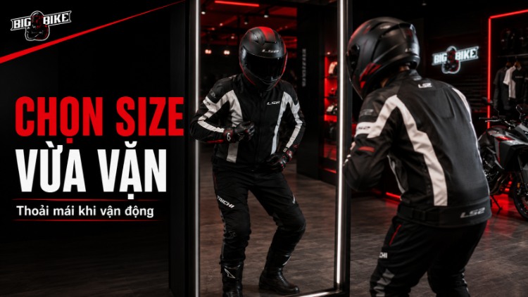 biker-thu-size-quan-ao-bao-ho-truoc-guong-trong-showroom-bigbike