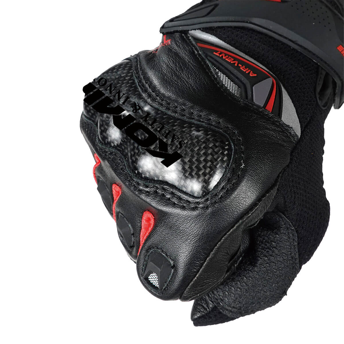 GĂNG TAY KOMINE GK-224 CARBON PROTECT LEATHER MESH-02