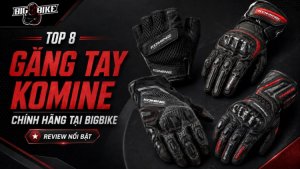 Top 8 găng tay Komine chính hãng tại Bigbike