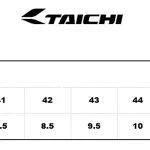 Taichi Shoes Sixe Guide