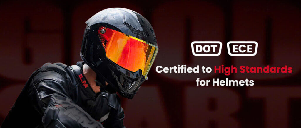 ILM Racing MF-509 đạt tiêu chuẩn chứng nhận an toàn ECE + DOT