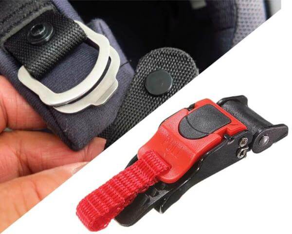 khóa cái d ring cho mũ bảo hiểm